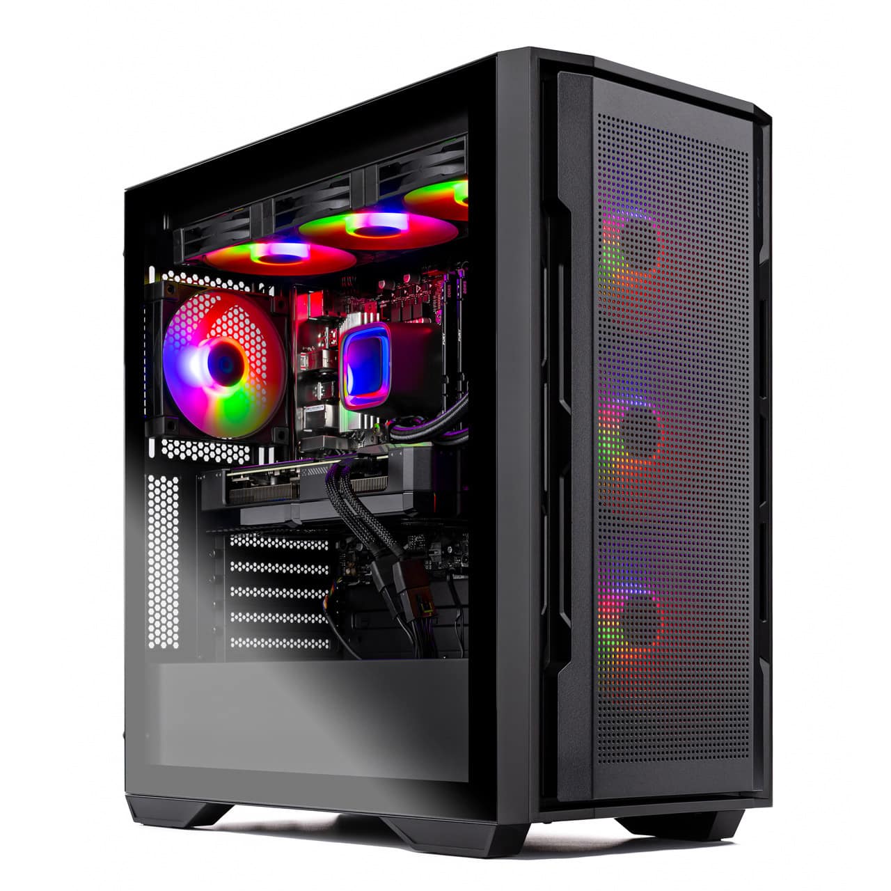Skytech Gaming Skytech RAMPAGE2 AMD Ryzen 7 9700X, NVIDIA GeForce RTX 5060, 32GB 5200 MHz DDR5 RAM, 850W GOLD A3 PSU Black ST-RAMPAGE2-2008-B-AL - Best BuyLoading...