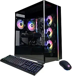 CyberPowerPC Gamer Master Gaming PC, AMD Ryzen 7 8700F 4.1GHz, GeForce RTX 5060 Ti 8GB, 16GB DDR5, 1TB PCIe 4.0 SSD, WiFi Ready & Windows 11 Home (GMA2900A2)